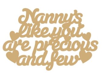 Nanny's_Like_You_Are_Precious_And_Few_Hanging_Plaque