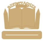 best-teacher-book-and-pencils-on-plinth