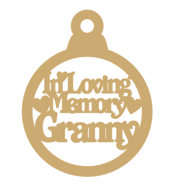 in_loving_memory_GRANNY_bauble