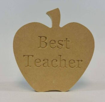 18mm MDF Teacher Gift Craft Shapes