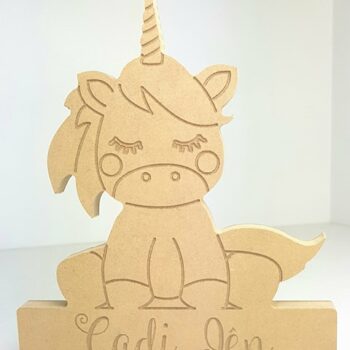 personalised engraved unicorn