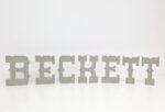 cowboy font letters mdf