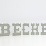 cowboy font letters mdf