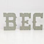 cowboy font letters mdf