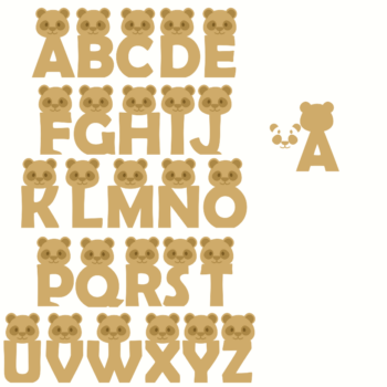 panda letters