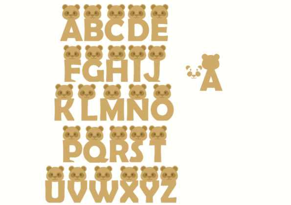 panda letters