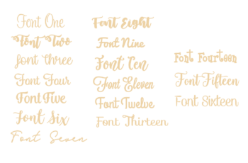 letter fonts