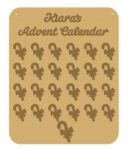 candy cane advent calendar