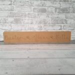 double name engraved block