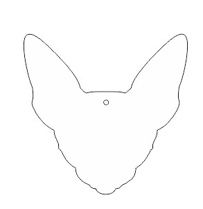 sphynx cat head shape