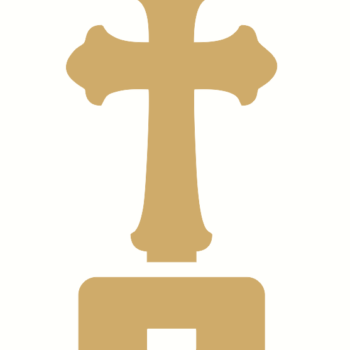 communion cross on base