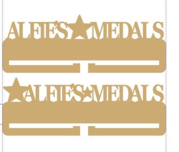 personalised medal holder