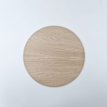 4mm Hanging Oak Veneer Circle Plaque