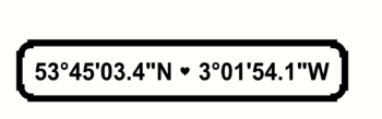 coordinates street sign 18mm