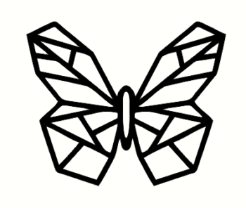 geometric butterfly