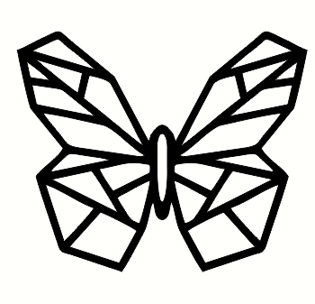 geometric butterfly