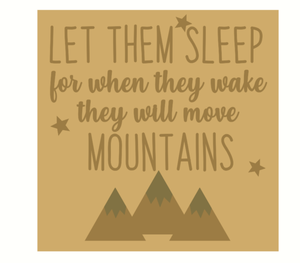 LET THEM SLEEP - MOUNTAINS SQUARE