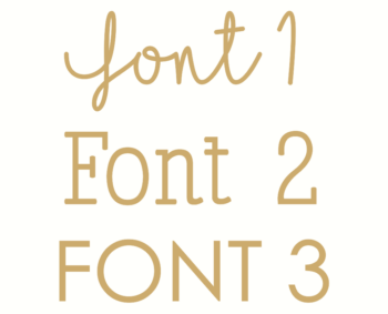 fonts