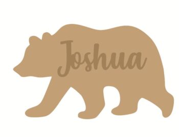 polar bear name plaque