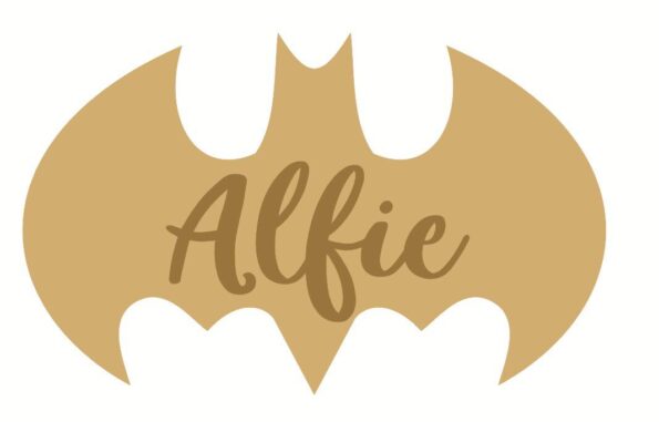 script font batman sign