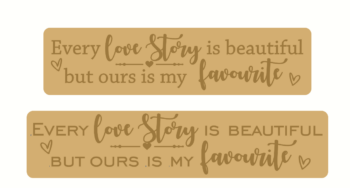 Every love story is beautiful