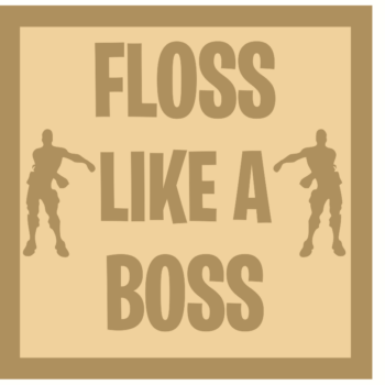 flossing layered plaque