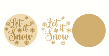 let it snow circle