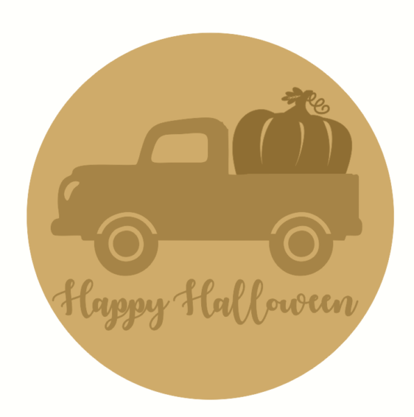 happy halloween truck