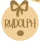 rudloph with nose and bow