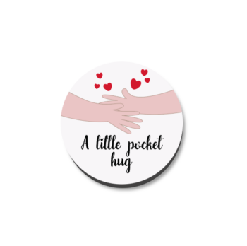 3mm Printed Pocket Hug - White