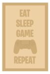 Eat Sleep Game Repeat style 1