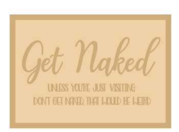 get naked A4