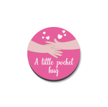 3mm Printed Pocket Hug - Pink