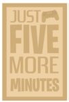 just five more minutes large words style 2