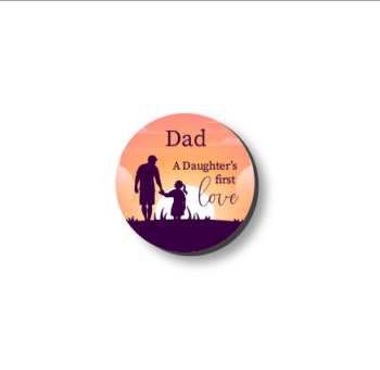 3mm Printed Token - Dad - A Daughter's First Love