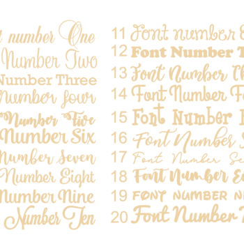 FONT LIST