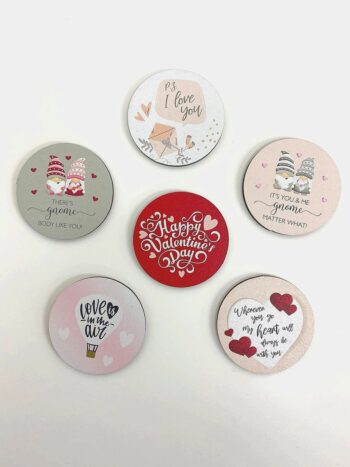 3mm Printed Valentine's Tokens