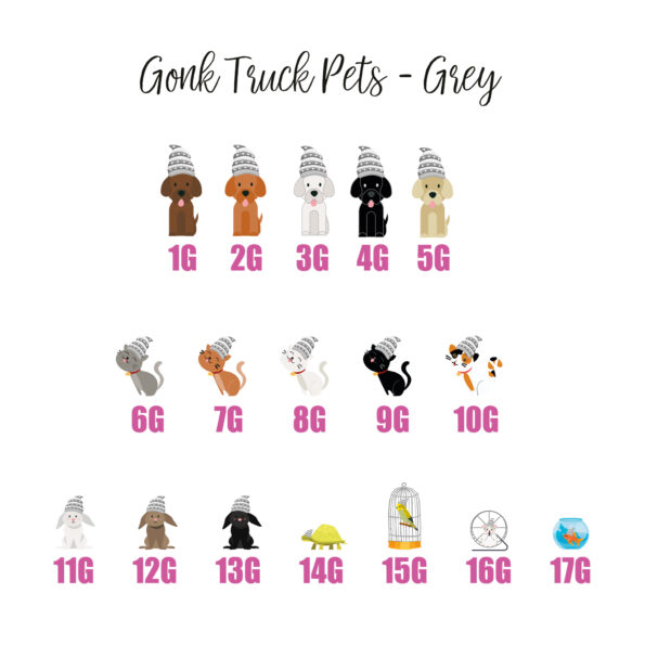 Grey Pets - Gonk Truck