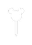 mr mouse cake topper