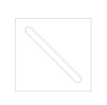 2mm Clear Perspex IKEA Socker Greenhouse replacement top panel - with slot cut out