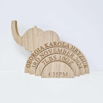 18mm MDF Engraved Shapes