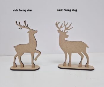 4mm mdf Deer (2 designs)