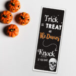 007922 – Trick or Treat – Black skull