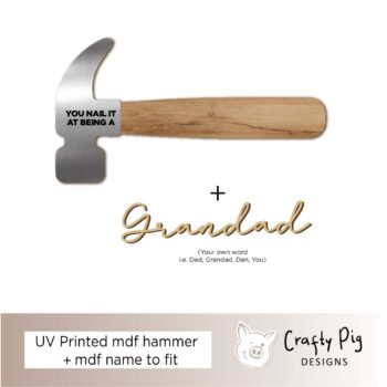 Printed Metal and Wood Hammer - You nailed it being a