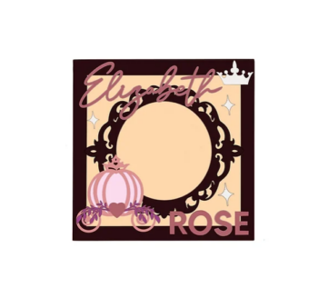 3mm mdf Princess Carriage Name Frame