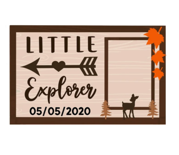 3mm mdf Little Explorer Frame