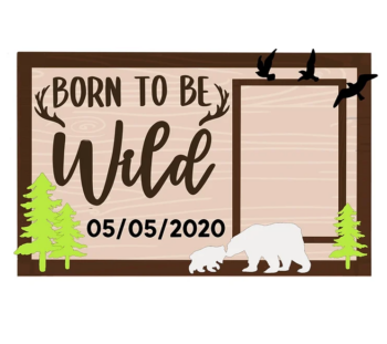 3mm mdf Born To Be Wild Frame