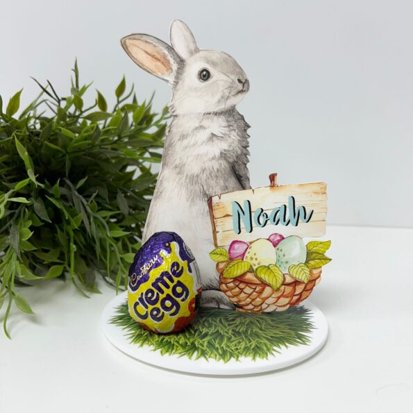 Personalised Printed Easter Single Egg Holder