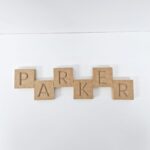 18mm engraved letter blocks