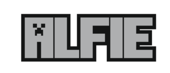 Black and Grey Acrylic Minecraft Style Name